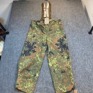 Vintage 1993 German Army Camouflage Overalls Military Field Pants